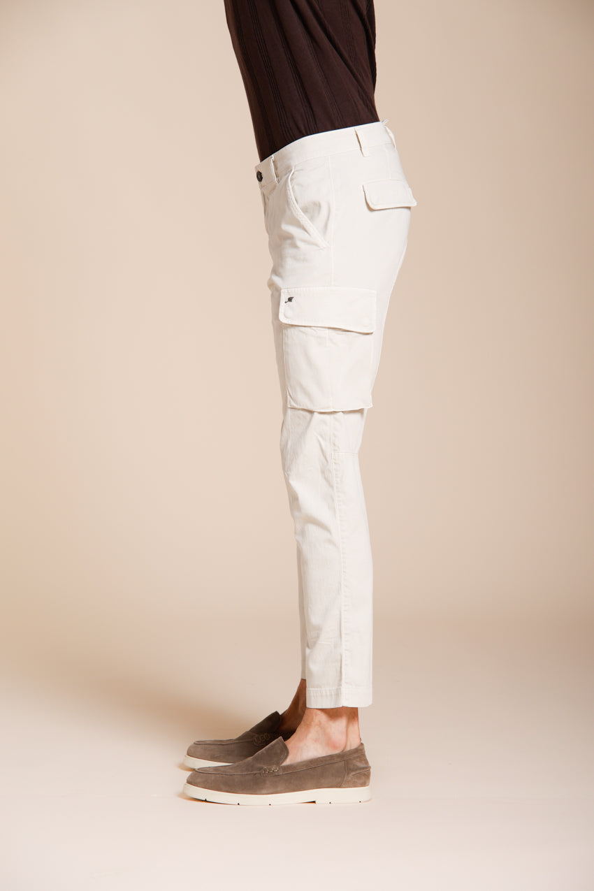 Chile Hose Cargo Herren aus Stretch-Satin extra slim fit ①