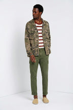 Chile pantalone cargo uomo in raso stretch extra slim fit ①