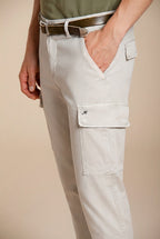 Chile pantalone cargo uomo in raso stretch extra slim fit ①