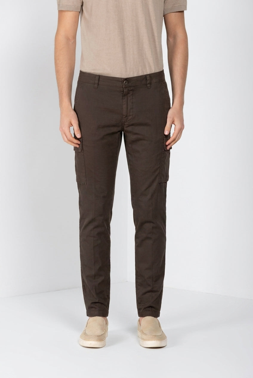 Chile Hose Cargo Herren aus Stretch-Satin extra slim fit ①