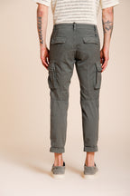 Chile pantalone cargo uomo in raso stretch extra slim fit ①