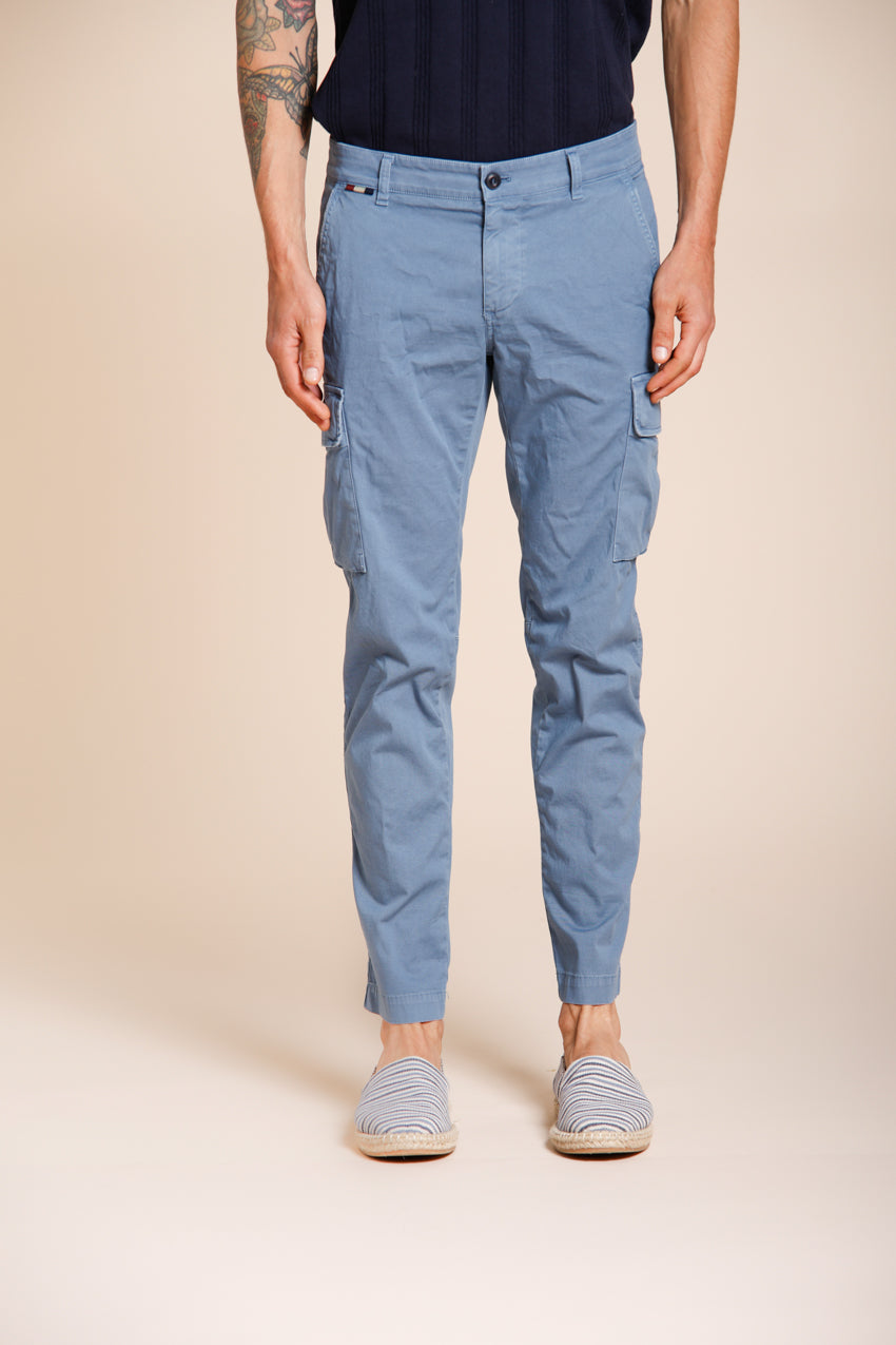 Chile Hose Cargo Herren aus Stretch-Satin extra slim fit ①