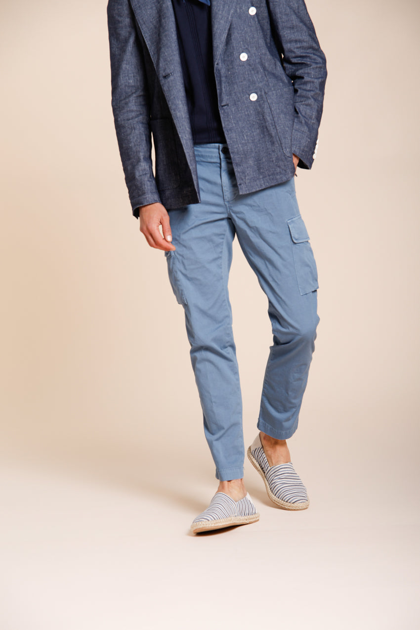 Chile Hose Cargo Herren aus Stretch-Satin extra slim fit ①