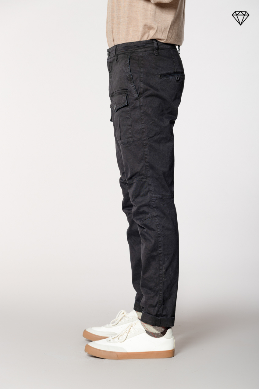 George Coolpocket Herren-Cargohose aus Gabardine logo edition carrot fit ①