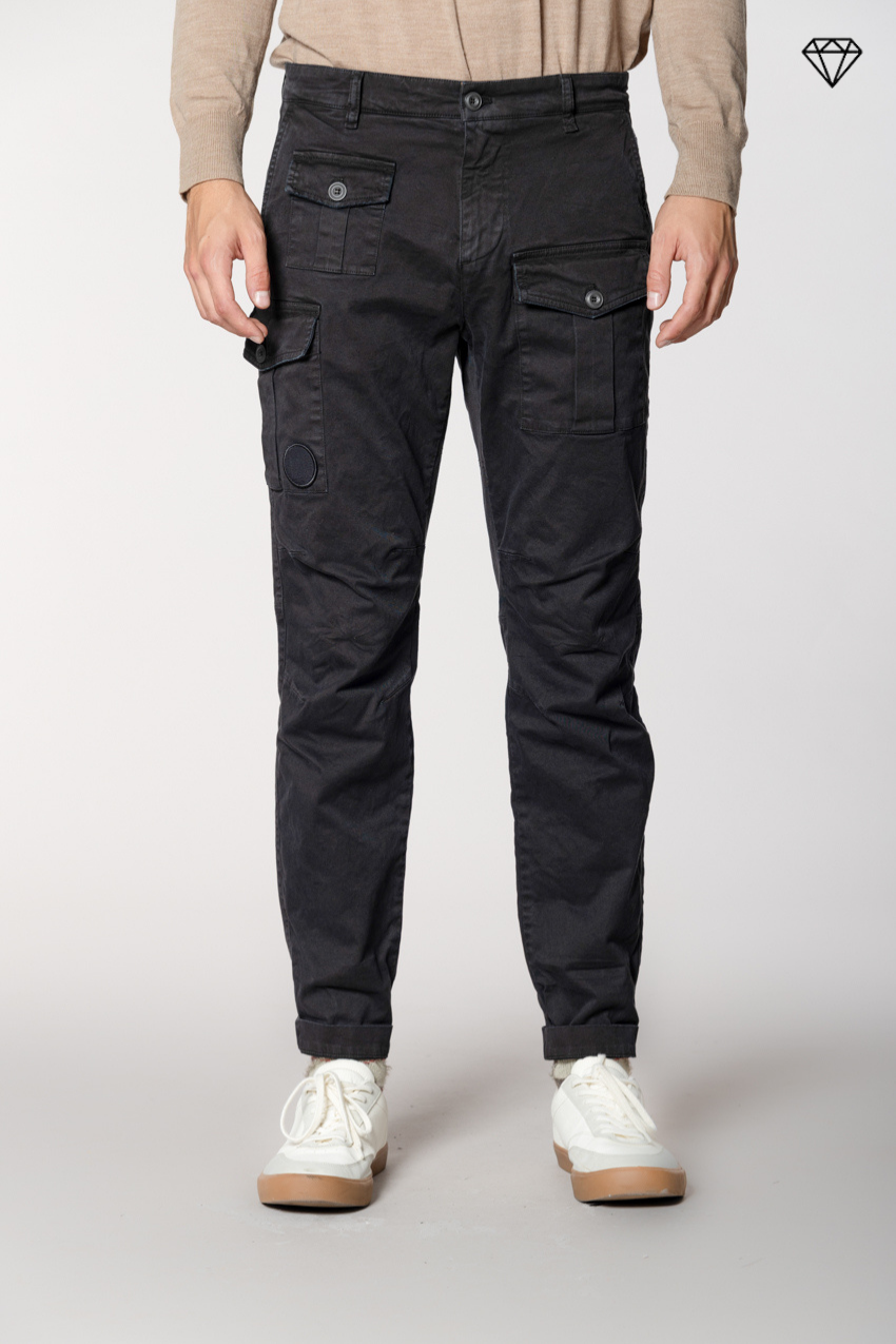 George Coolpocket Herren-Cargohose aus Gabardine logo edition carrot fit ①
