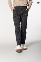 George Coolpocket Herren-Cargohose aus Gabardine logo edition carrot fit ①