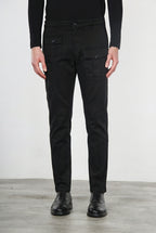 George Coolpocket Cargo-Hose Herren aus Gabardine, Carrot Fit ①