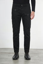 George Coolpocket Cargo-Hose Herren aus Gabardine, Carrot Fit ①