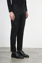George Coolpocket Cargo-Hose Herren aus Gabardine, Carrot Fit ①
