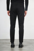 George Coolpocket Cargo-Hose Herren aus Gabardine, Carrot Fit ①