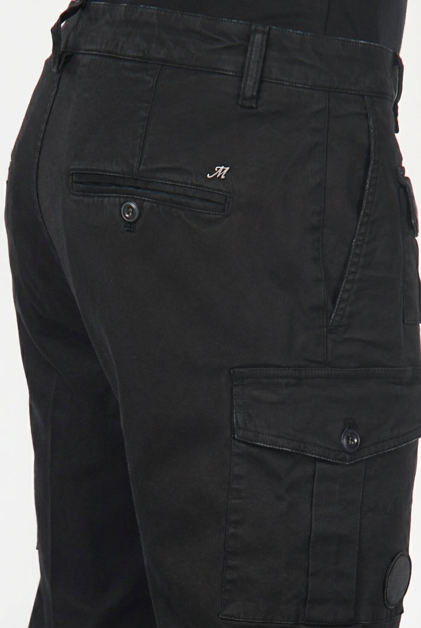 George Coolpocket Cargo-Hose Herren aus Gabardine, Carrot Fit ①