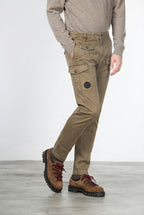 George Coolpocket Cargo-Hose für Herren aus Gabardine mit carrot fit ①

