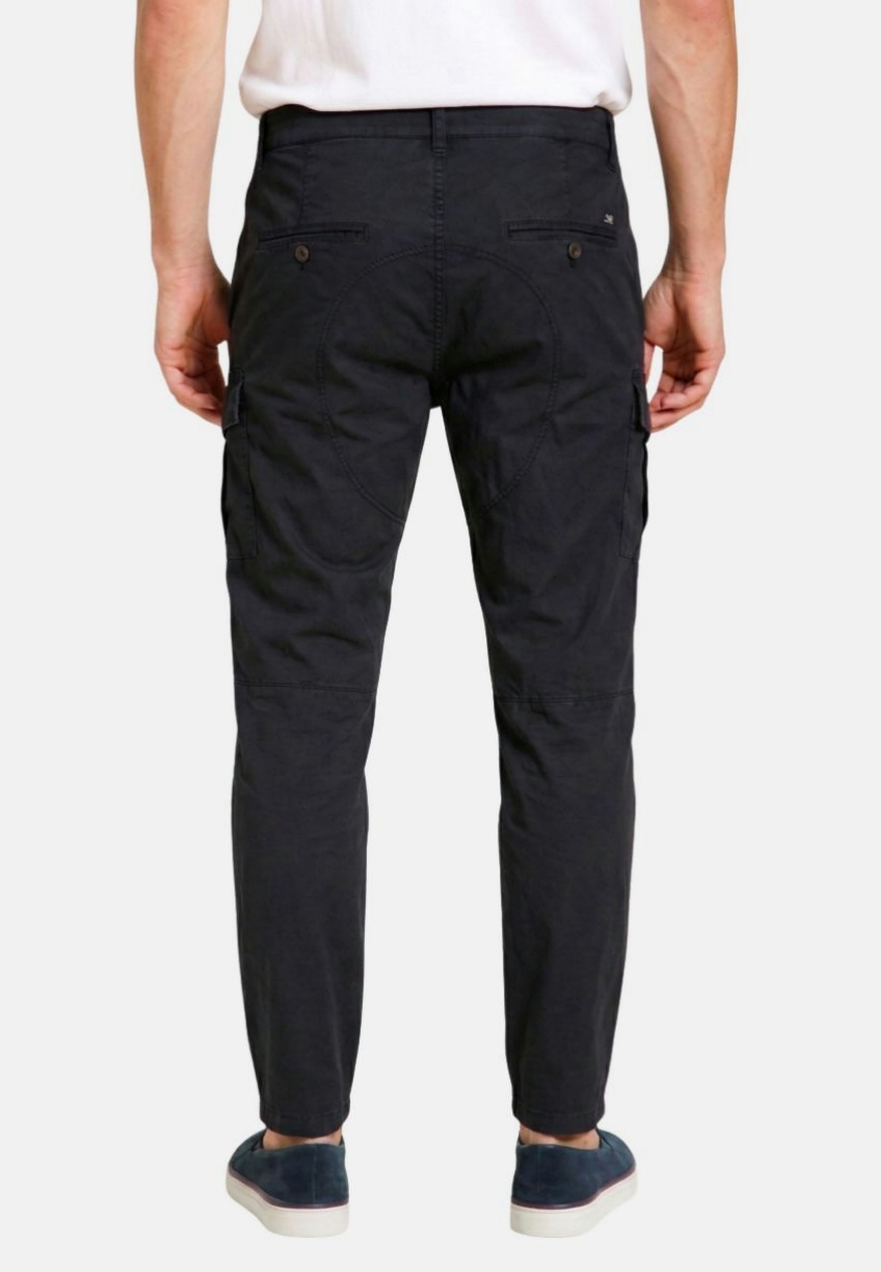 George Coolpocket pantalone cargo uomo in twill leggero stretch Logo Edition carrot fit ①