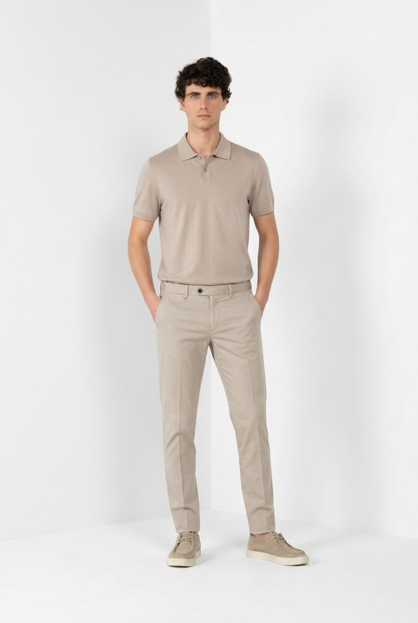 Torino delamere Chino Herren aus Gabardine Stretch slim fit