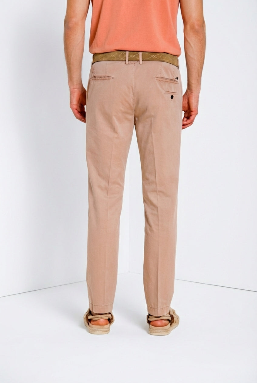 Torino Delamere Hose Chino Herren aus Stretch-Gabardine slim fit