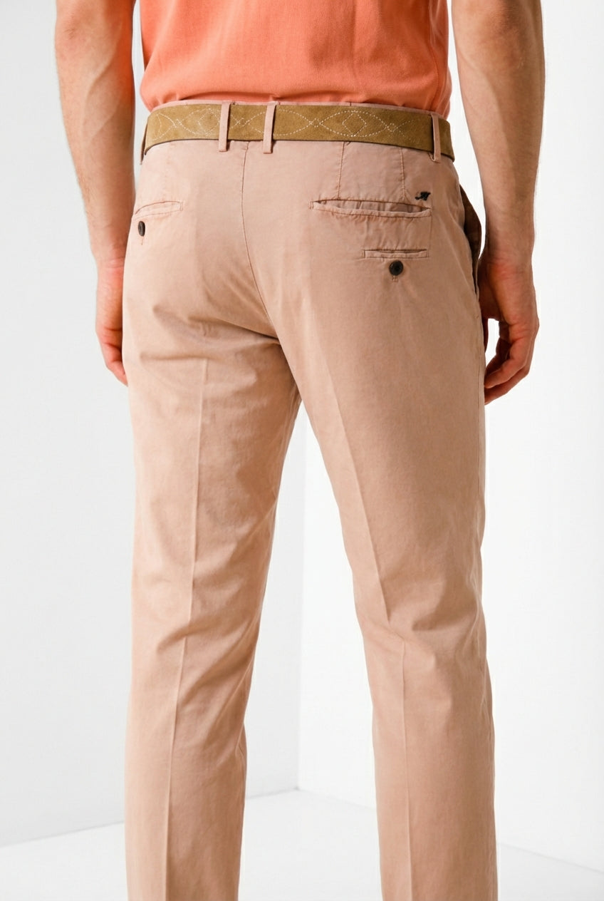 Torino Delamere Hose Chino Herren aus Stretch-Gabardine slim fit