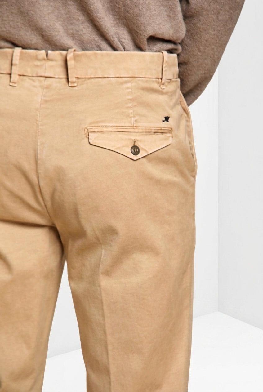 Chinos Herren-Chinohose aus Gabardine relaxed fit