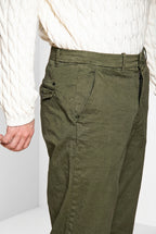 Chinos Herren-Chinohose aus Gabardine relaxed fit
