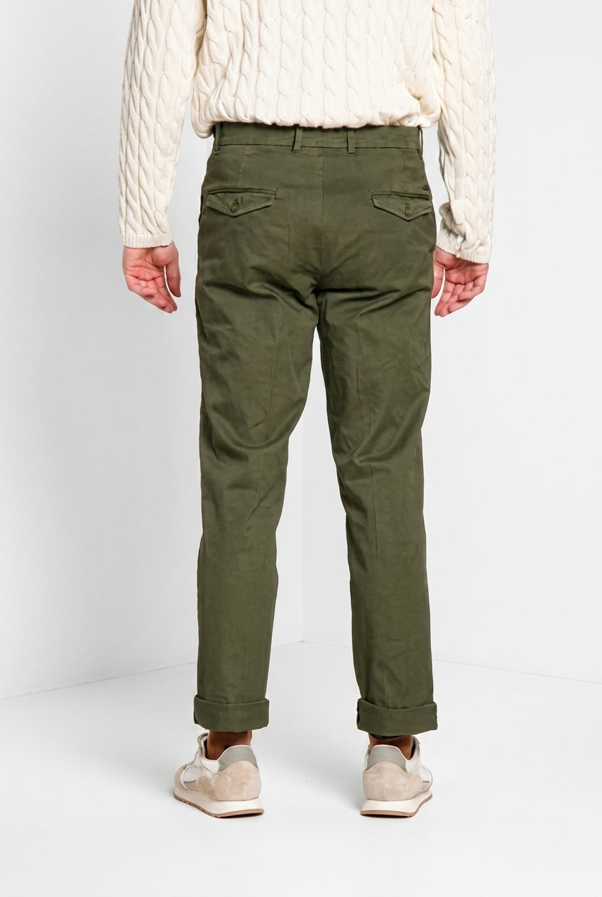 Chinos Herren-Chinohose aus Gabardine relaxed fit
