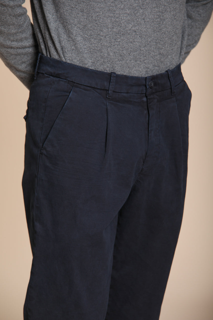 Pinces Herren-Chinohose aus Gabardine relaxed fit