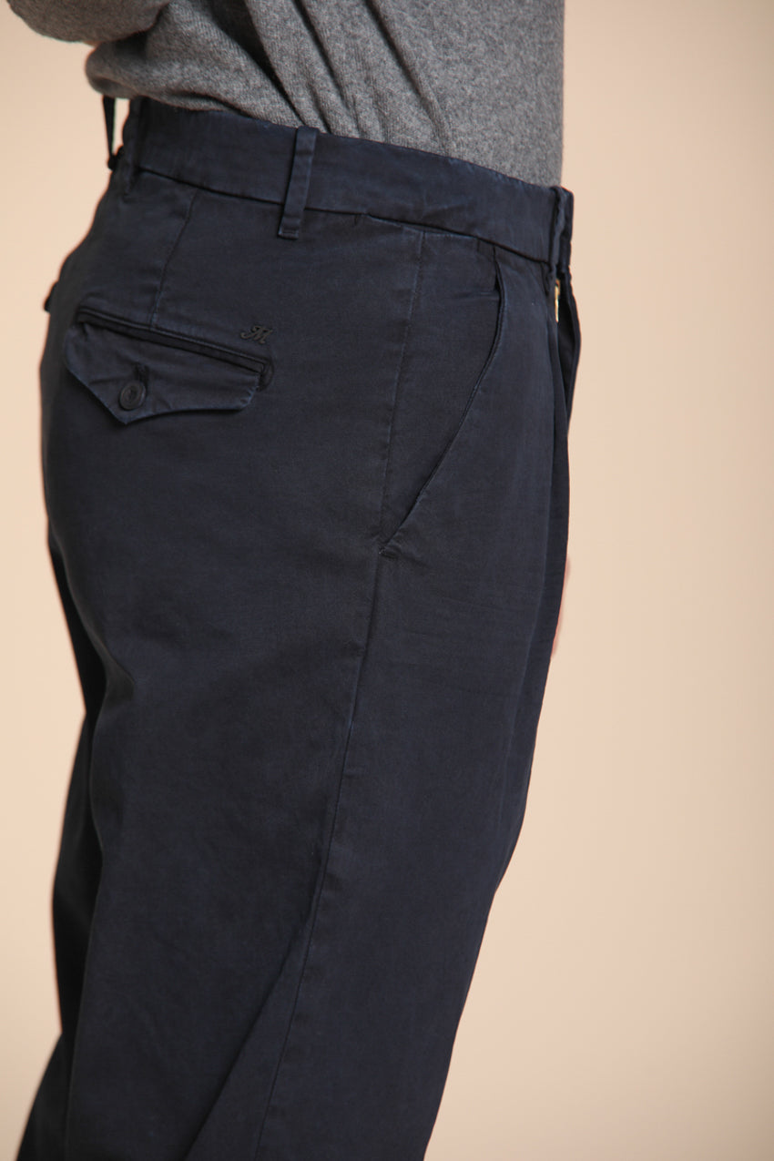 Pinces Herren-Chinohose aus Gabardine relaxed fit