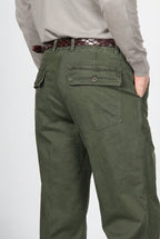 Prescott Fatigue Chinohose für Herren aus Gabardine mit relaxed fit