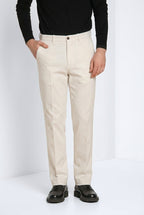 Chinos Herren-Chinohose aus Gabardine relaxed fit