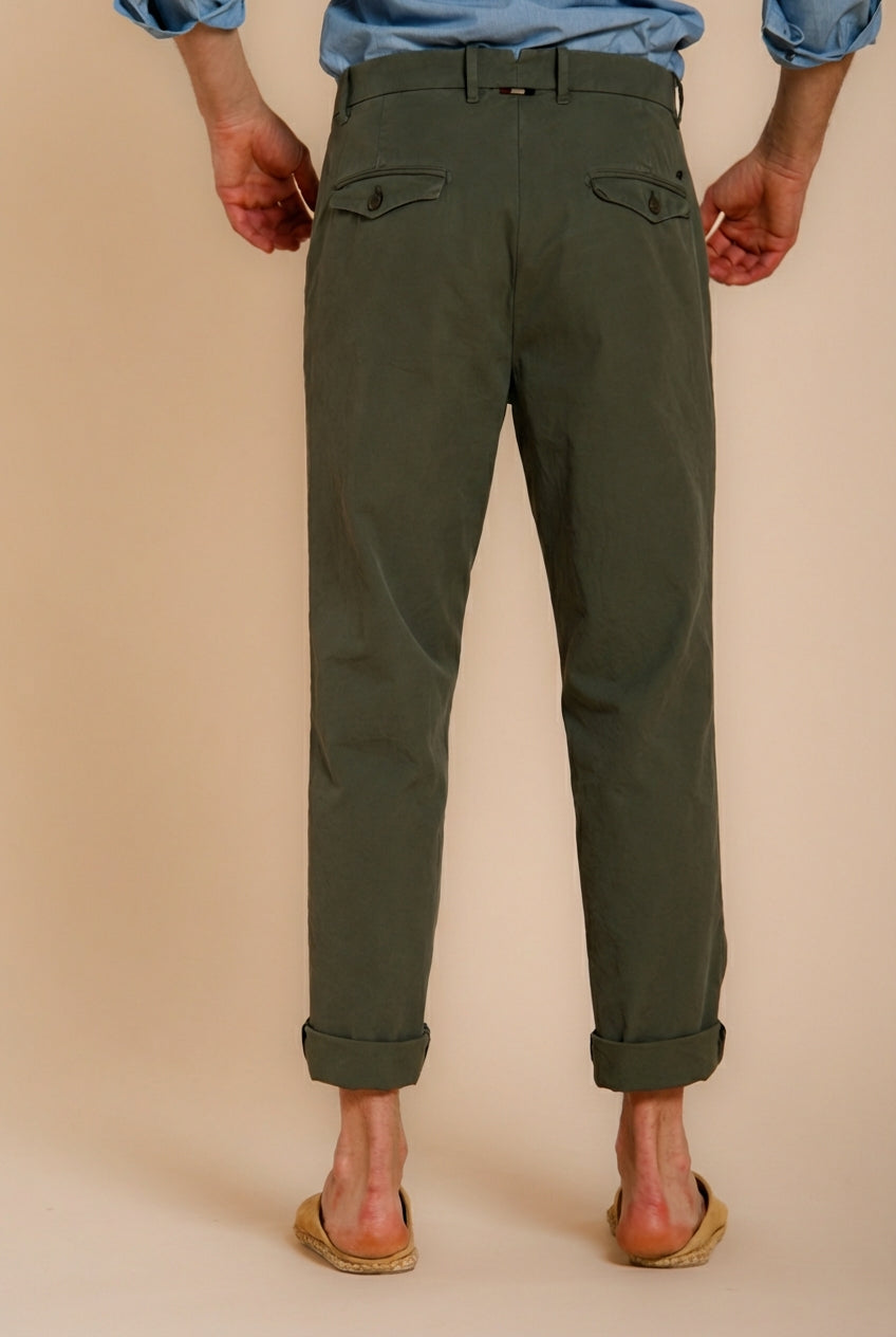 Chinos pantalone chino uomo in canvas oxford relaxed fit