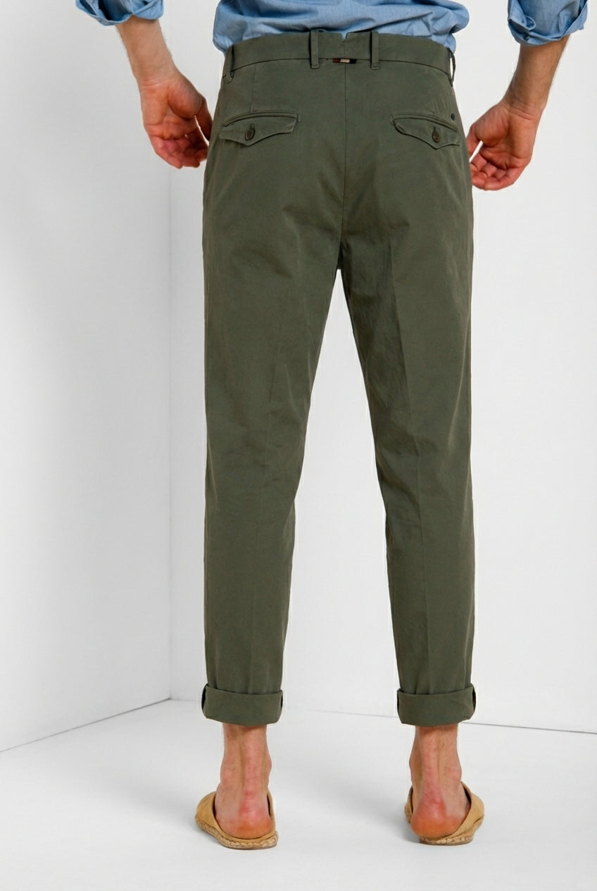 Chinos Herren Chinohose aus Oxford-Canvas relaxed fit
