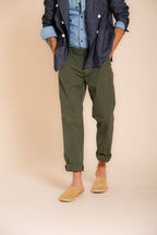 Chinos pantalone chino uomo in canvas oxford relaxed fit