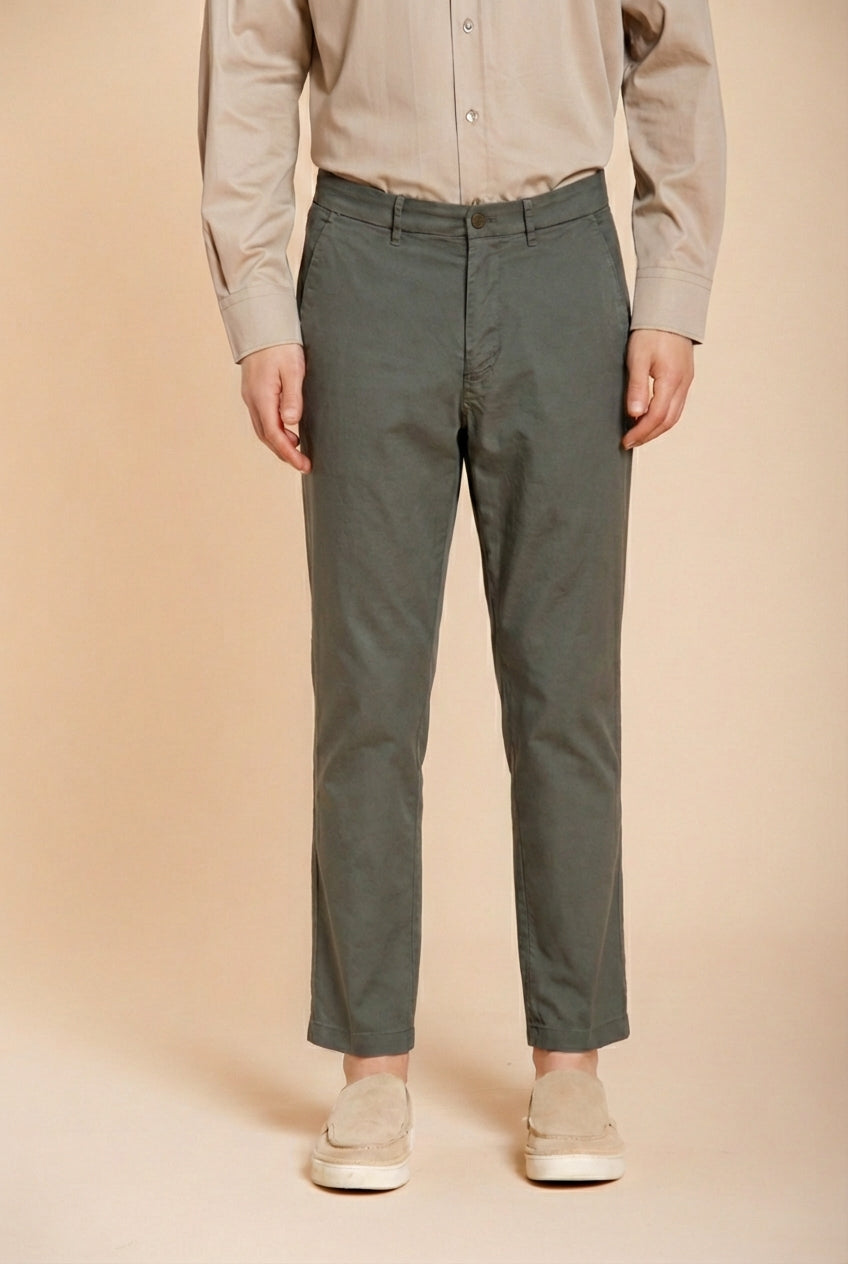 Pinces Hose Chino Herren aus Stretch-Gabardine relaxed fit
