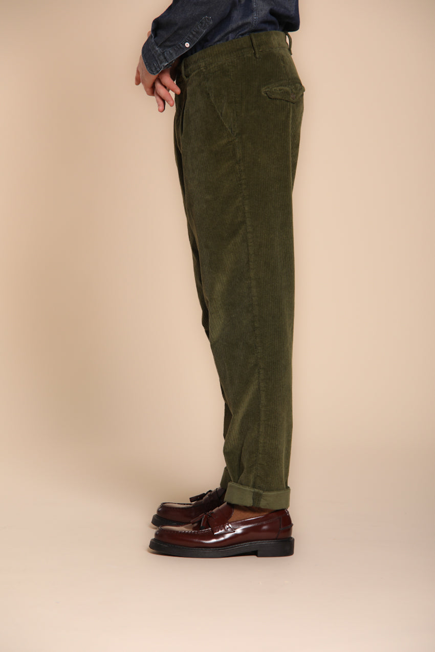 Pinces Herren-Chinohose aus französischem Kord relaxed fit