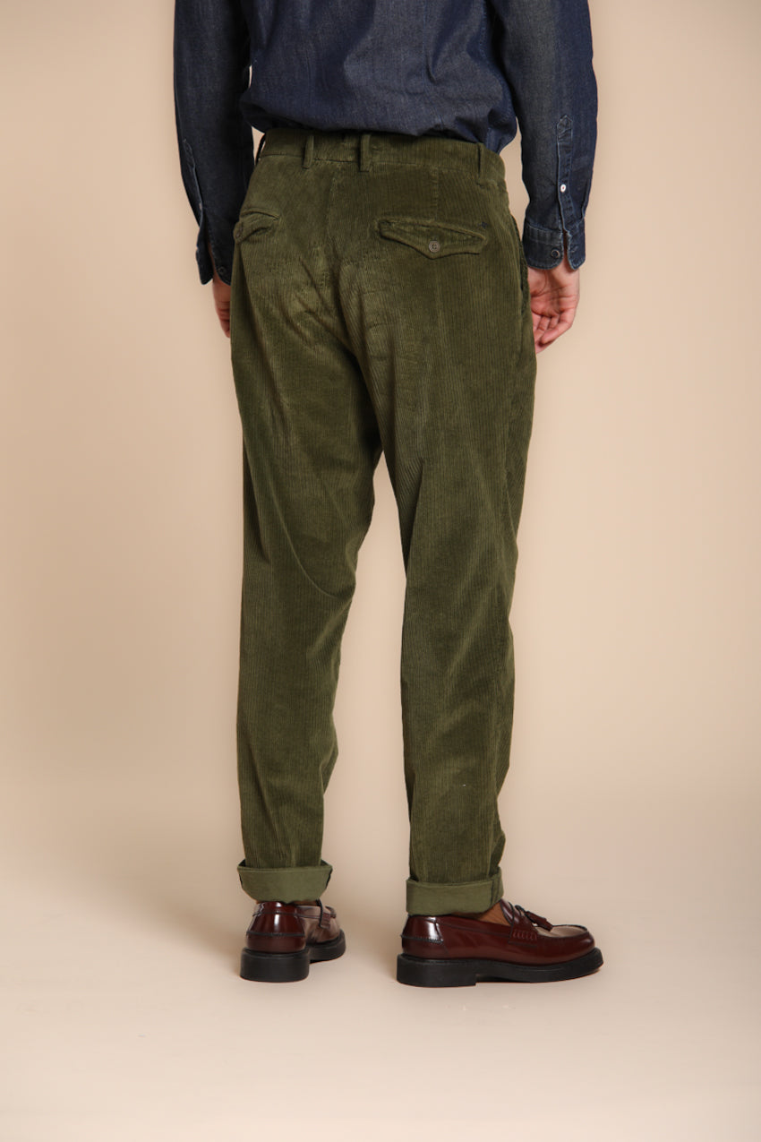 Pinces Herren-Chinohose aus französischem Kord relaxed fit