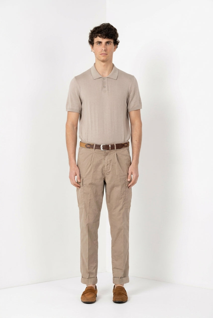 Cargo Hose Cargo Herren aus leichtem Stretch-Twill relaxed fit
