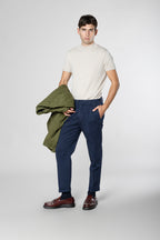 Don Johnson 2 Pinces pantalone chino uomo in bull carrot fit