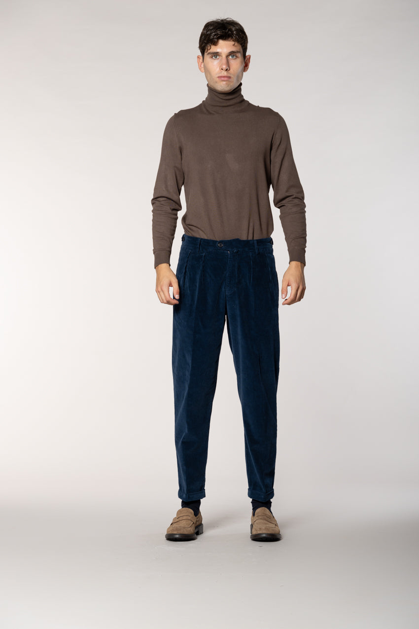 Don Johnson 2 Pinces Herren-Chinohose aus Kord 500 Rippen carrot fit