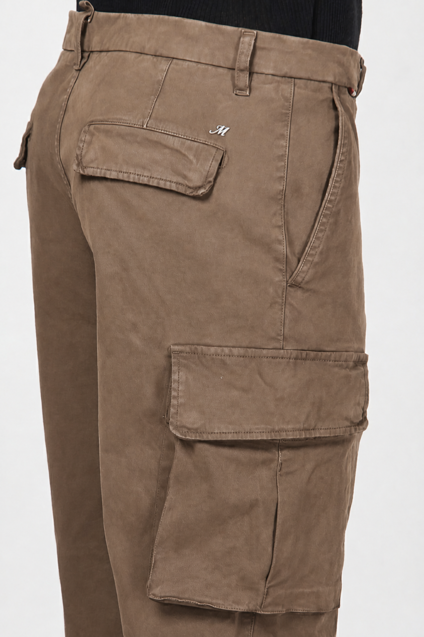 Chile Herren-Cargohose aus Gabardine mit carrot fit