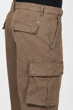 Chile Herren-Cargohose aus Gabardine mit carrot fit