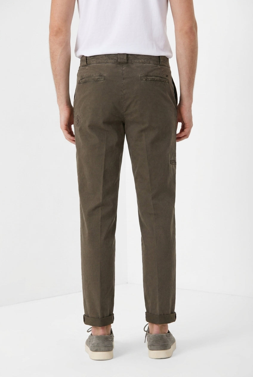 Madison M74 Hose Chino Herren aus leichtem Stretch-Twill carrot fit