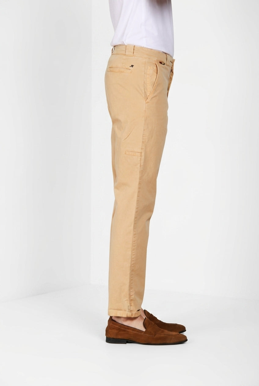 Madison M74 Hose Chino Herren aus leichtem Stretch-Twill carrot fit