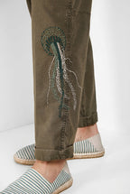 Chile M74 Hose Cargo Herren aus geflammtem Panama relaxed fit ①