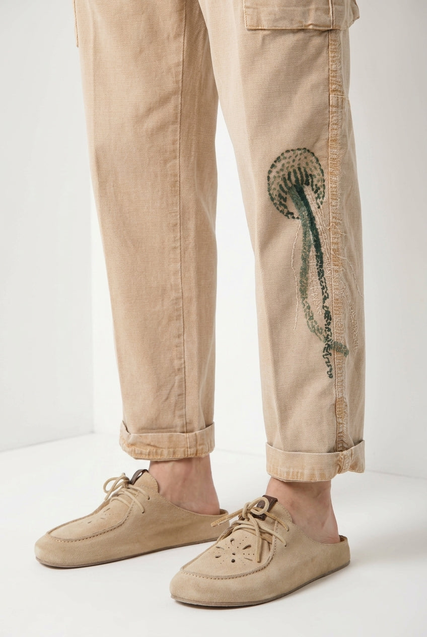 Chile M74 Hose Cargo Herren aus Slub-Panama relaxed fit ①