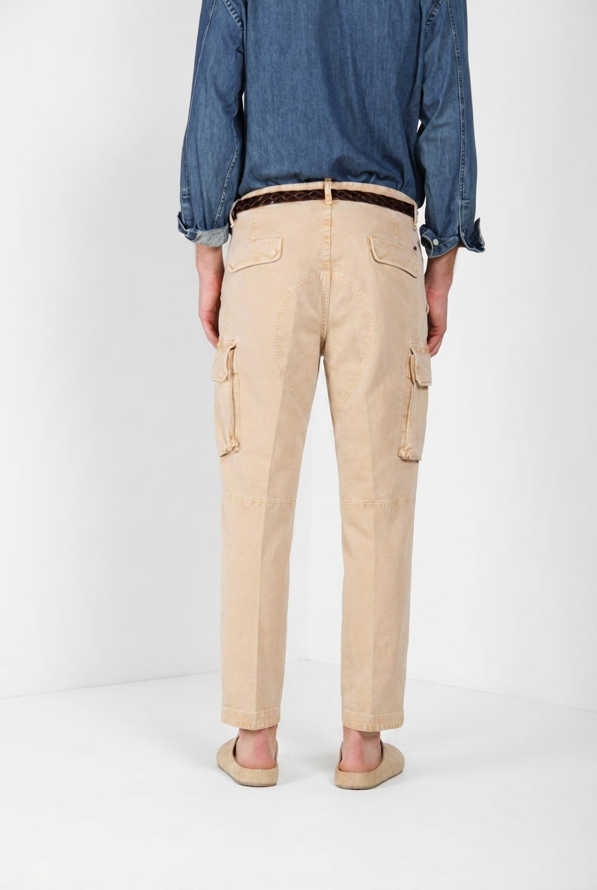Chile M74 Hose Cargo Herren aus Slub-Panama relaxed fit ①