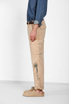 Chile M74 Hose Cargo Herren aus Slub-Panama relaxed fit ①