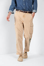 Chile M74 Hose Cargo Herren aus Slub-Panama relaxed fit ①