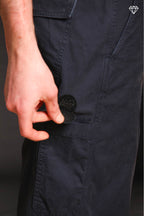 San Andreas M74 pantalone cargo uomo in canvas oxford logo edition relaxed fit ①