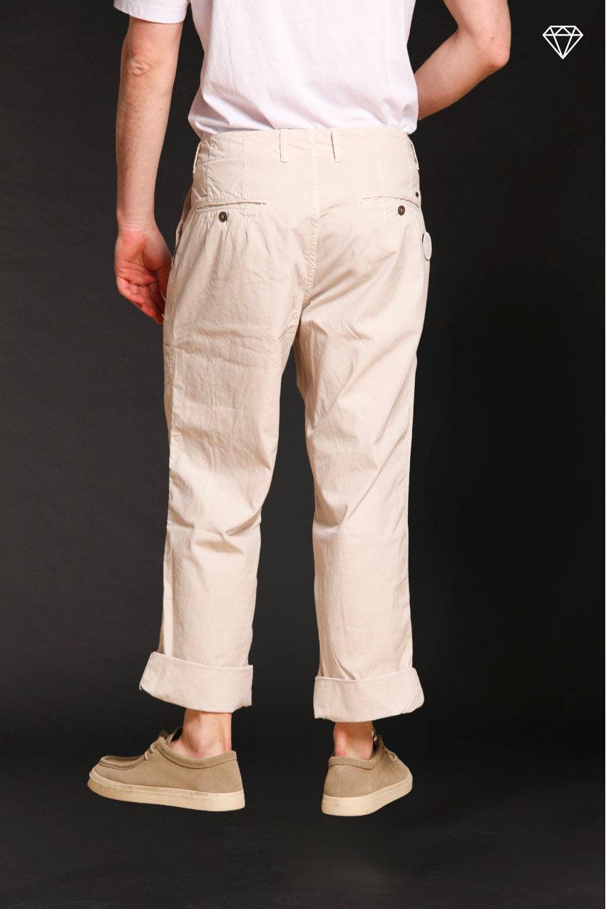 San Luis M74 pantalone cargo uomo in canvas oxford logo edition relaxed fit ①