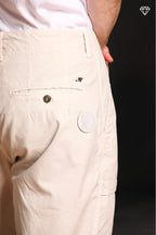 San Luis M74 pantalone cargo uomo in canvas oxford logo edition relaxed fit ①