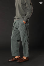 San Luis M74 pantalone cargo uomo in canvas oxford logo edition relaxed fit ①