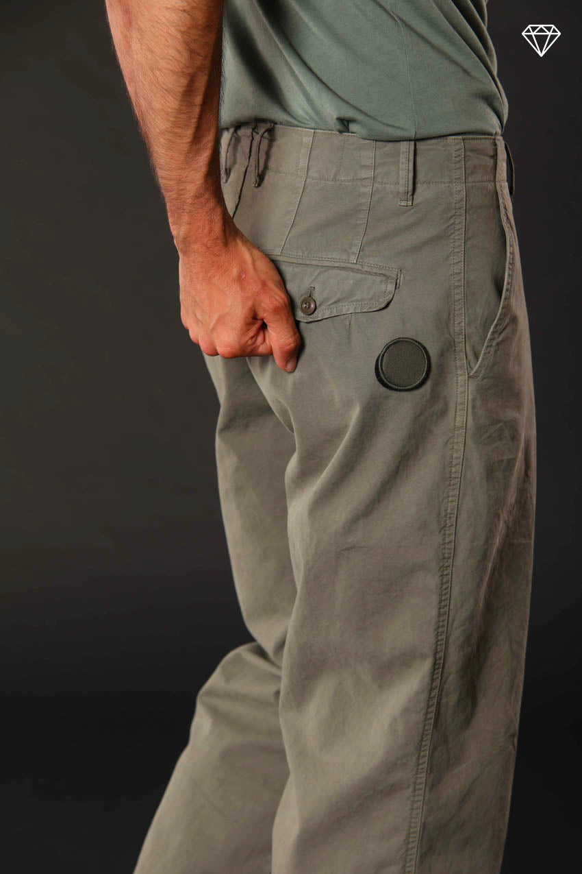 San Juan M74 pantalone cargo uomo in canvas oxford logo edition relaxed fit ①